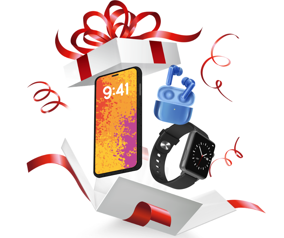Fun Friday prizes — Smartphone, Smartwatch and Earbuds