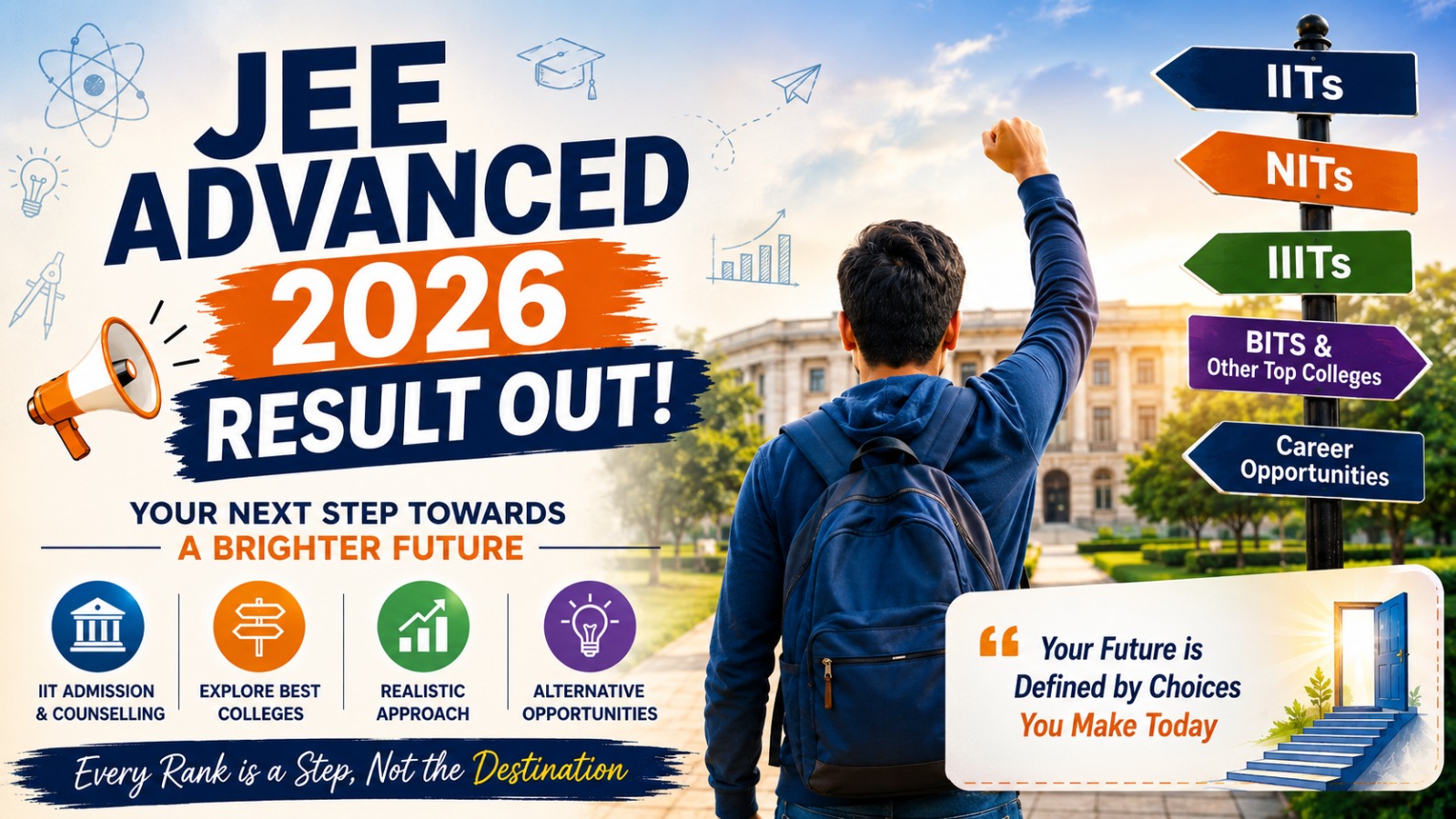JEE Advanced 2026 Results: NITs, IIITs, BITS & Smart Career Choices